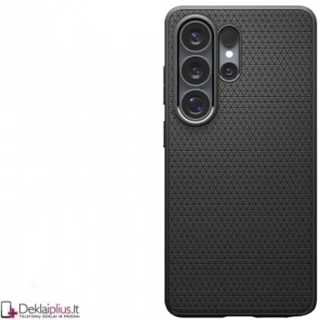 Spigen Liquid Air guminis dėklas - juodas (Samsung Galaxy S26 Ultra)